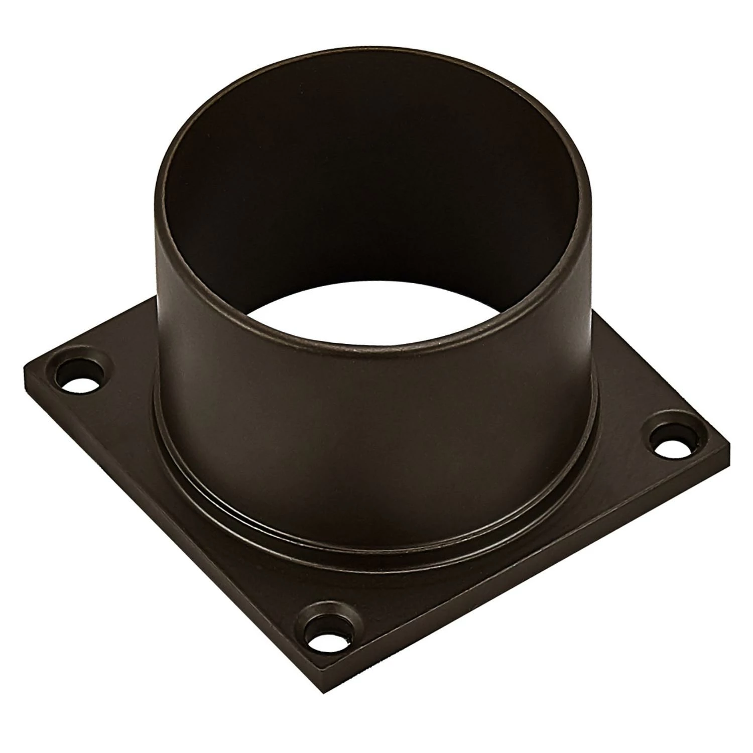 Pier Base Accessory Mount In Bronze, 3-Inch 1 Pier Base Accessory Mount In Bronze, 3-Inch