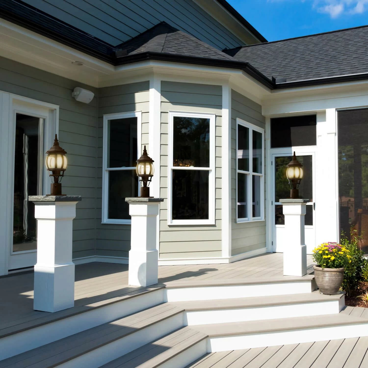 Pier Base Accessory Mount In Bronze, 3-Inch 9 Pier Base Accessory Mount In Bronze, 3-Inch - Image 9