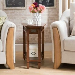 Oak And Slate Tile Recliner Wedge Table In Rustic Oak 10 Oak And Slate Tile Recliner Wedge Table In Rustic Oak -US Home Sales Store recliner wedge table oak slate 3