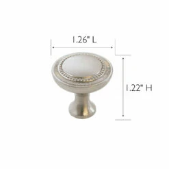 Regal Cabinet Knob In Brushed Nickel, 20-Pack -US Home Sales Store regal knob nickel 20 pack 5