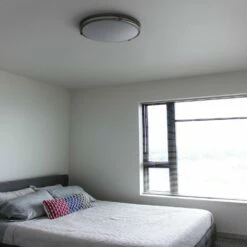 Ripon Integrated LED Ceiling Light In Satin Nickel -US Home Sales Store ripon ceiling light nickel 3