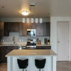 Ripon Integrated LED Ceiling Light In Satin Nickel -US Home Sales Store ripon ceiling light nickel 4