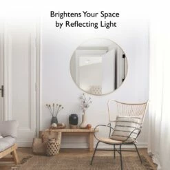 Kenna Round Wall Mirror With Gold Frame, 36-Inch -US Home Sales Store round 36 inch gold mirror 4