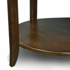 Round Coffee Table In Chocolate Oak -US Home Sales Store round coffee table chocolate oak 6