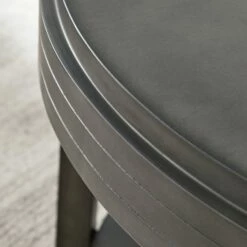 Round Condo Coffee Table In Smoke Gray 8 Round Condo Coffee Table In Smoke Gray -US Home Sales Store round condo coffee table smoke gray 4