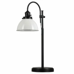 Savannah Desk Lamp In Matte Black