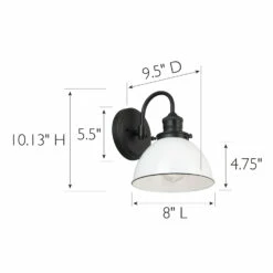 Savannah Wall Light In Matte Black -US Home Sales Store savannah wall light matte black 5