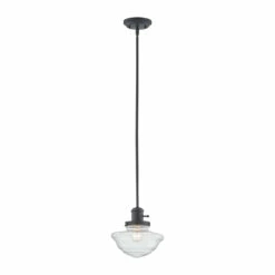Schoolhouse Pendant Light In Matte Black