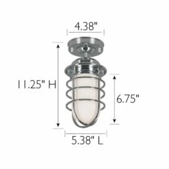 Seaton Ceiling Light In Polished Chrome -US Home Sales Store seaton ceilling light polished chrome 4