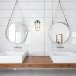 Seaton Wall Light In Polished Chrome -US Home Sales Store seaton wall light polished chrome 3