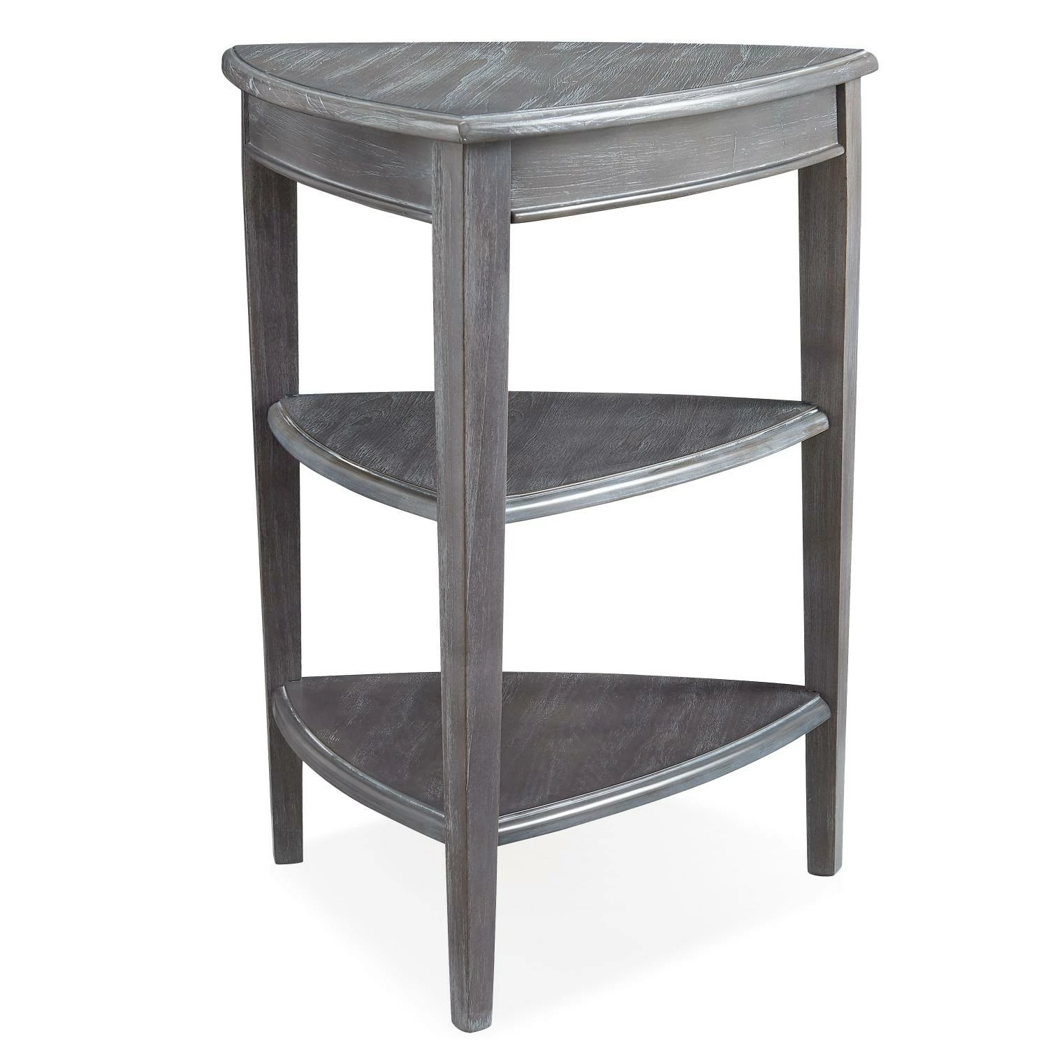 Shield Tier Table In Rustic Gray 1 Shield Tier Table In Rustic Gray