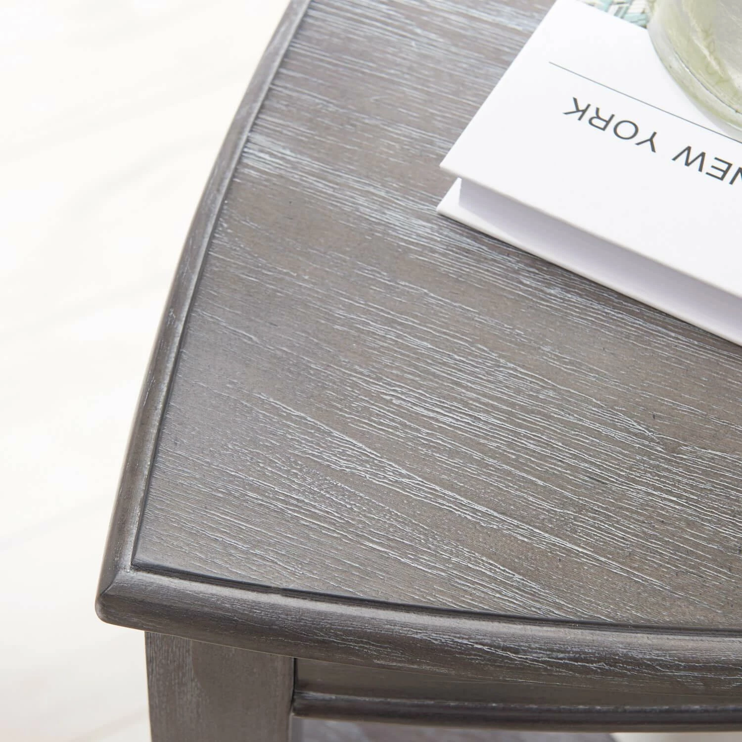 Shield Tier Table In Rustic Gray 4 Shield Tier Table In Rustic Gray - Image 4