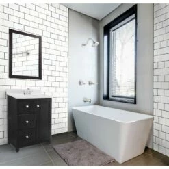 Shorewood Rectangular Wooden Wall Mirror In Espresso, 30-Inch By 24-Inch -US Home Sales Store shorewood 24 inch espresso mirror 11