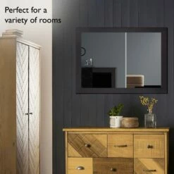 Shorewood Rectangular Wooden Wall Mirror In Espresso, 30-Inch By 24-Inch -US Home Sales Store shorewood 24 inch espresso mirror 3