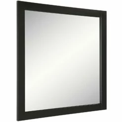 Shorewood Framed Mirror In Matte Black, 30-Inch -US Home Sales Store shorewood framed mirror black 30 11