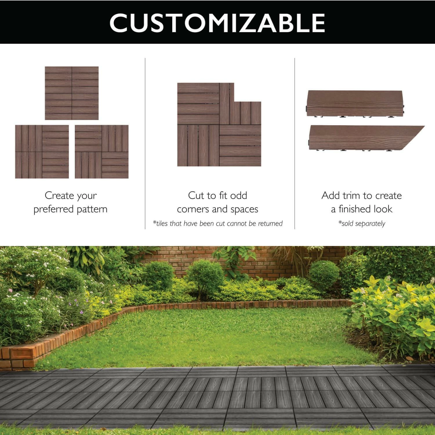 Square Deck Tiles In Russet Canyon, 6-Pack 7 Square Deck Tiles In Russet Canyon, 6-Pack - Image 7