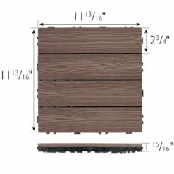 Square Deck Tiles In Russet Canyon, 6-Pack 19 Square Deck Tiles In Russet Canyon, 6-Pack -US Home Sales Store square deck tiles russet canyon 7