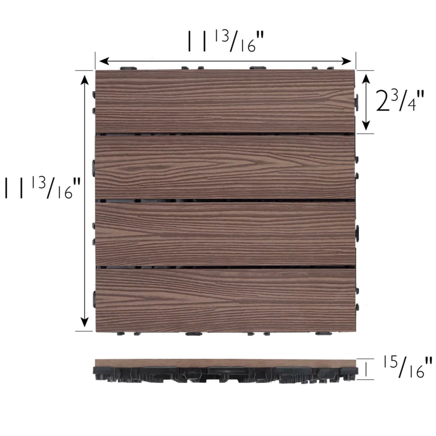 Square Deck Tiles In Russet Canyon, 6-Pack 10 Square Deck Tiles In Russet Canyon, 6-Pack - Image 10