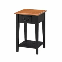 Square Side Table In Slate