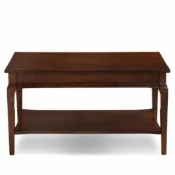 Stratus Condo/Apartment Coffee Table In Heartwood Cherry -US Home Sales Store stratus coffee table shelf heartwood cherry 5