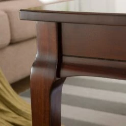 Stratus Condo/Apartment Coffee Table In Heartwood Cherry -US Home Sales Store stratus coffee table shelf heartwood cherry 6