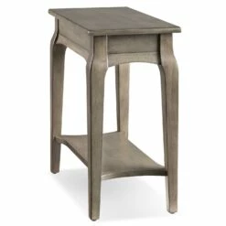 Stratus Narrow Side Table In Smoke Gray