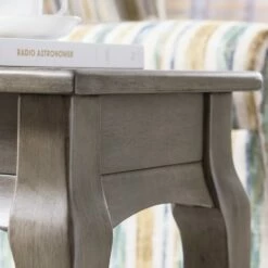 Stratus Narrow Side Table In Smoke Gray -US Home Sales Store stratus narrow side smoke gray 7