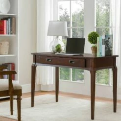 Stratus Laptop/Writing Desk In Heartwood Cherry