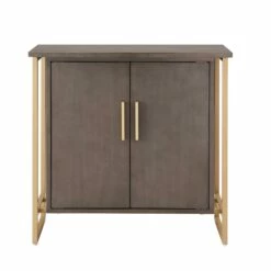 Talia Foyer Cabinet In Anthracite And Gold -US Home Sales Store talia anthracite gold cabinet 6