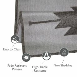 Tegan Indoor Outdoor Area Rug, 4-Foot By 6-Foot -US Home Sales Store tegan outdoor rug 4 foot by 6 foot 2