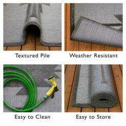 Tegan Indoor Outdoor Area Rug, 6-Foot 7-Inch By 9-Foot 6-Inch -US Home Sales Store tegan outdoor rug 6 foot 7 inch by 9 foot 6 inch 3