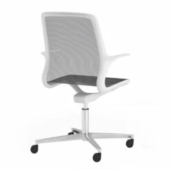 Teramo Ergonomic Mesh Swivel Chair In White -US Home Sales Store teramo ergonomic white swivel chair 7