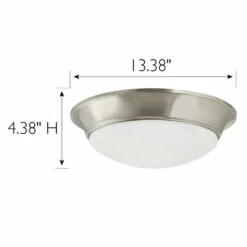 Tess LED Wall Light In Satin Nickel, 13-Inch -US Home Sales Store tess wall light satin nickel 5