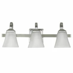 Torino Vanity Light In Satin Nickel, 3-Light -US Home Sales Store torino 3 light vanity nickel 4