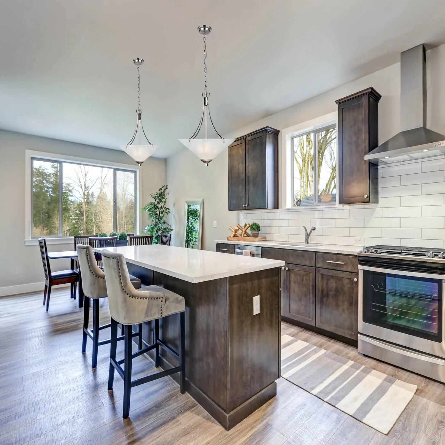 Torino Pendant Light In Satin Nickel 2 Torino Pendant Light In Satin Nickel - Image 2