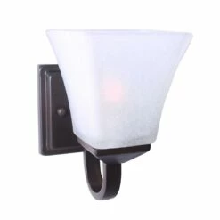 Torino Wall Mount Indoor Light Fixture In Brushed Bronze, 1-Light