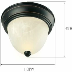 Traditional Ceiling Light In Oil-Rubbed Bronze, 2-Light, 2-Pack 7 Traditional Ceiling Light In Oil-Rubbed Bronze, 2-Light, 2-Pack -US Home Sales Store traditional 2 light ceiling bronze 2 pack 4