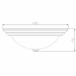 Travis Integrated LED Ceiling Light In Satin Nickel, 2-Pack -US Home Sales Store travis led ceiling light nickel 3