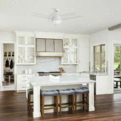 Treviento LED Reverse Airflow Ceiling Fan In White, 52-Inch -US Home Sales Store treviento white 52 inch led reverse airflow ceiling fan 6