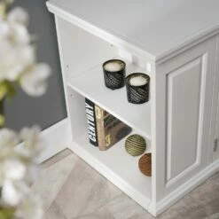 TV Stand In Cottage White, 62-Inch -US Home Sales Store tv stand cottage white 62 inch 5