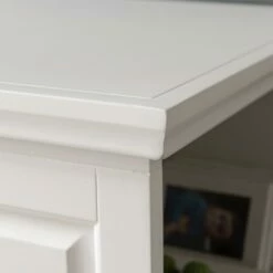 TV Stand In Cottage White, 62-Inch -US Home Sales Store tv stand cottage white 62 inch 7