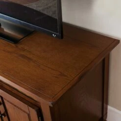 TV Stand In Rustic Oak -US Home Sales Store tv stand rustic oak 8