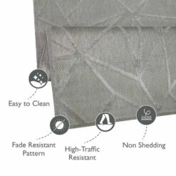 Vennor Indoor Outdoor Area Rug, 5-Foot 3-Inch By 7-Foot -US Home Sales Store vennor outdoor rug 5 foot 3 inch by 7 foot 2