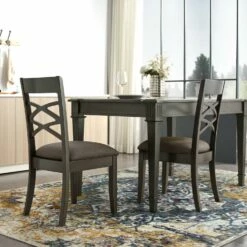 Vienne Area Rug In Vintage Faded Ivory/Navy 3-ft-9-in X 5-ft-9-in -US Home Sales Store vienne vintage faded ivory navy area rug 3 by 5 7