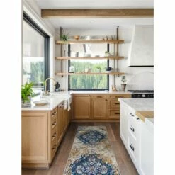 Vienne Runner In Vintage Faded Ivory/Navy, 2-Ft-2-In By 7-Ft-7-In -US Home Sales Store vienne vintage faded ivory navy runner 2 by 7 5