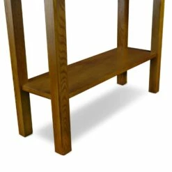 Wave Console Table In Medium Oak -US Home Sales Store wave console table medium oak 5