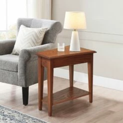 Recliner Wedge Table In Medium Oak 10 Recliner Wedge Table In Medium Oak -US Home Sales Store wedge table medium oak 3