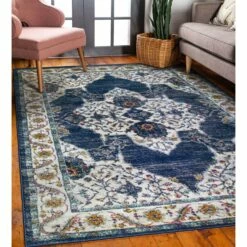 Wendlyn Area Rug In Vintage Multicolor, 3-Foot-9-Inch By 5-Foot-9-Inch