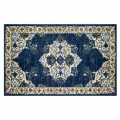 Wendlyn Area Rug In Vintage Medallion Multicolor, 1-Foot-9-Inch By 2-Foot-9-Inch