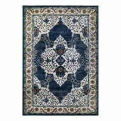 Wendlyn Area Rug In Vintage Multicolor Medallion, 6-Foot-7-Inch By 9-Foot-6-Inch